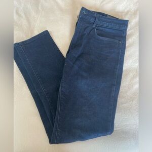 Bonobos men’s slim fit dark wash jeans.